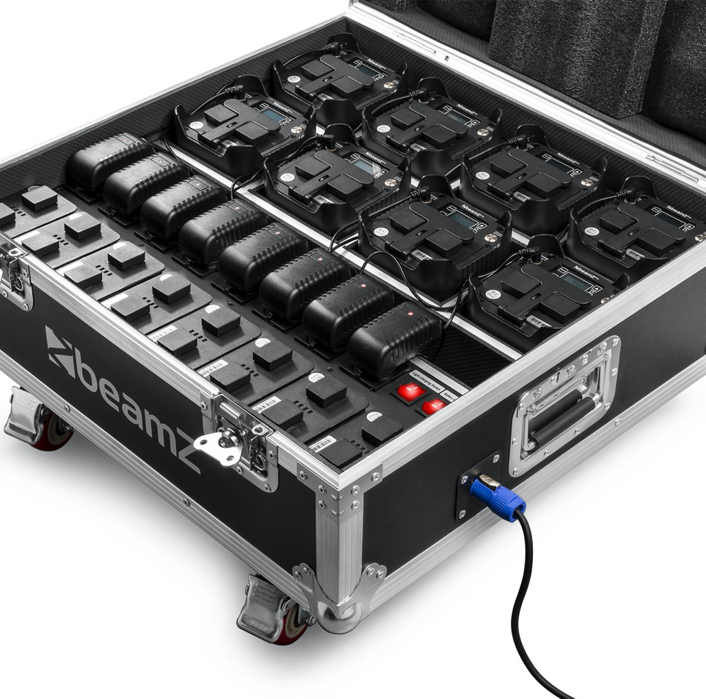 Beamz FCC10 Transportkasse for 8 x BBP54/BBP59