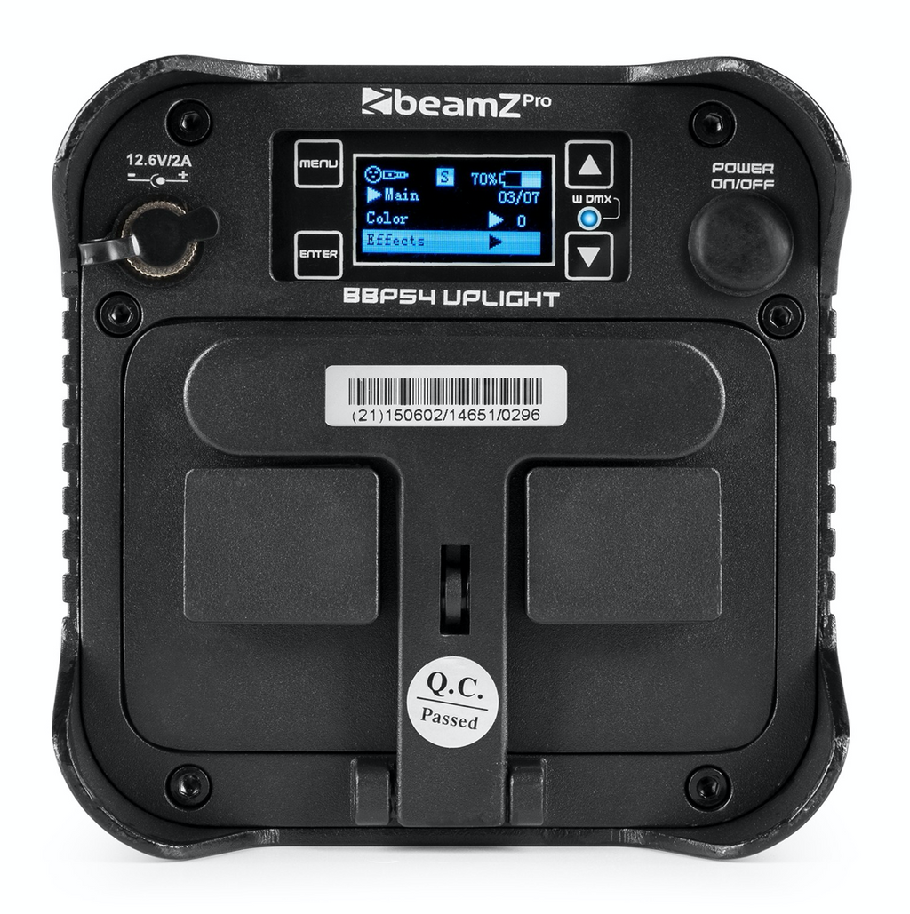 Beamz BBP54 UPLIGHT Pakke