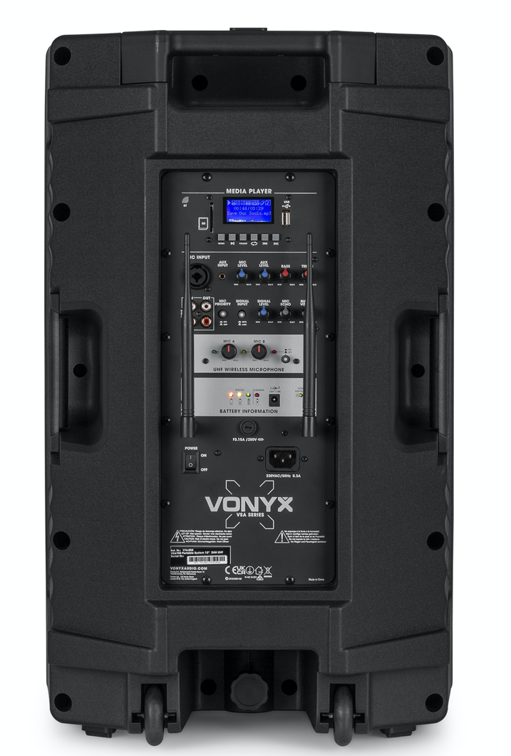 Vonyx VSA700 PORTABLE SYSTEM 15"