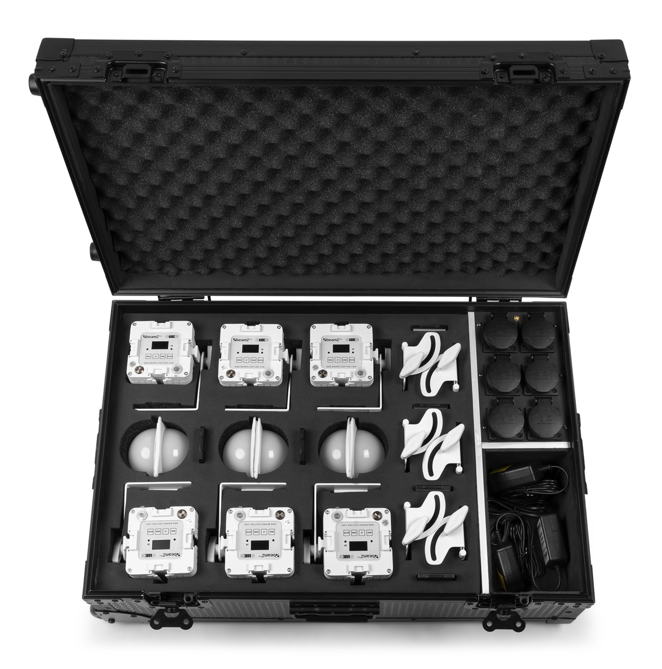 Beamz FCC30 Transportkasse for 6 x KUBE20