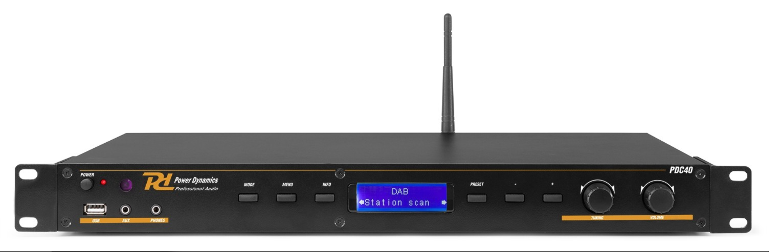 Power Dynamics PDC40 DAB+ TUNER FM/USB/BT