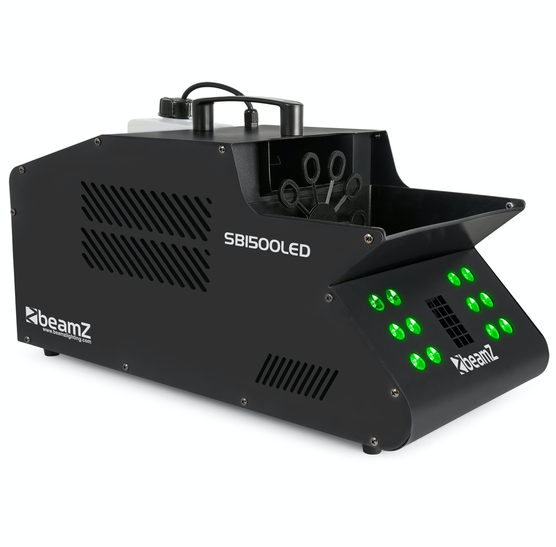 Beamz SB1500LED Røyk- og boblemaskin