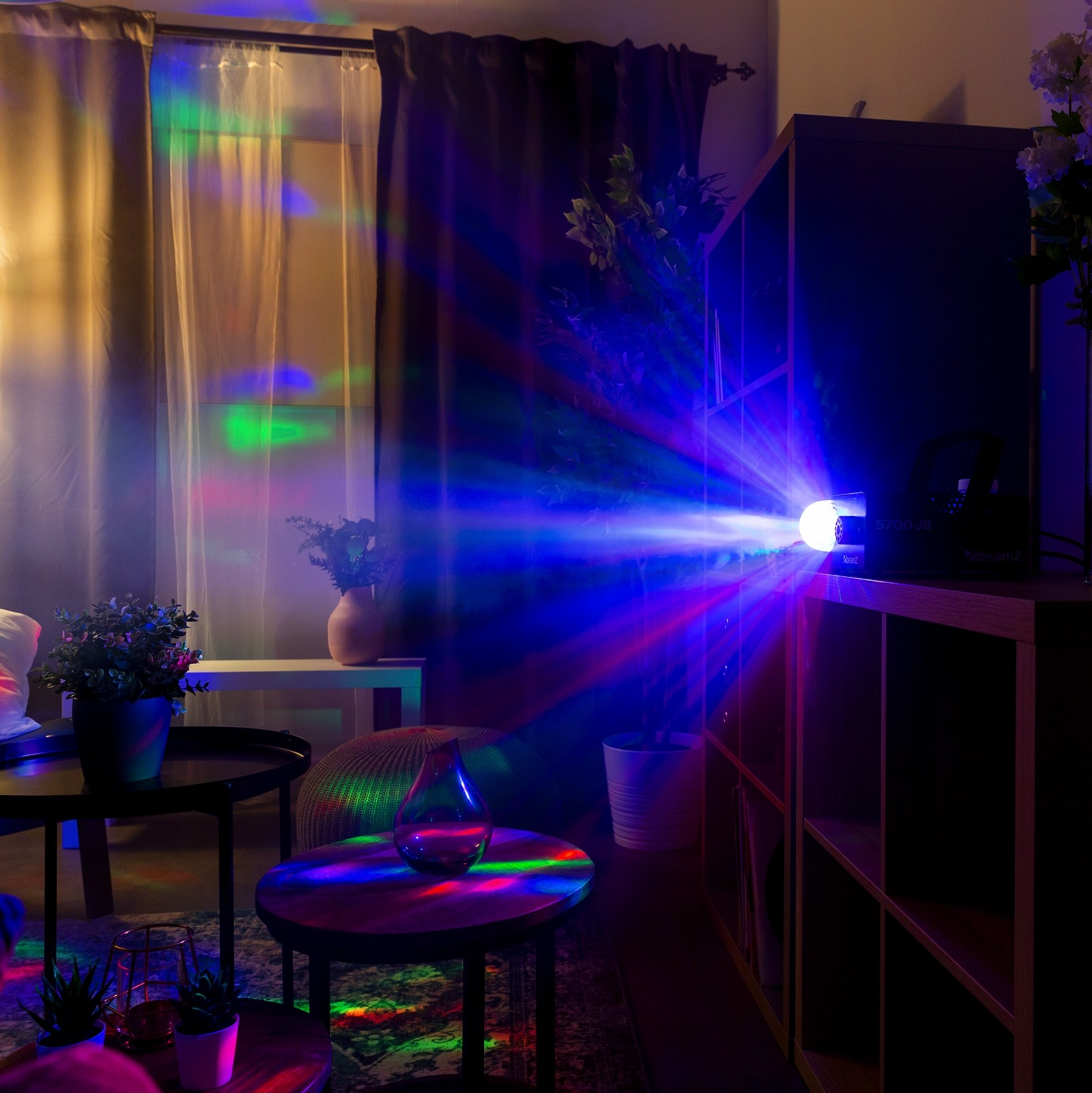 Beamz S700-JB Røykmaskin og discolys