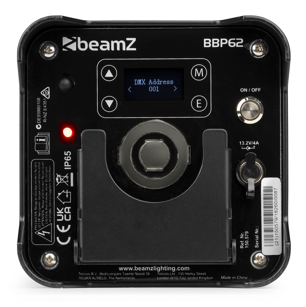 Beamz BBP62 UPLIGHT Pakke