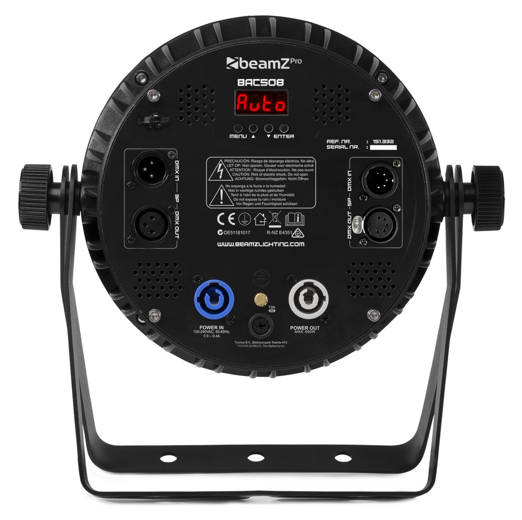 Beamz BAC509 ALUMINIUM LED FLATPAR