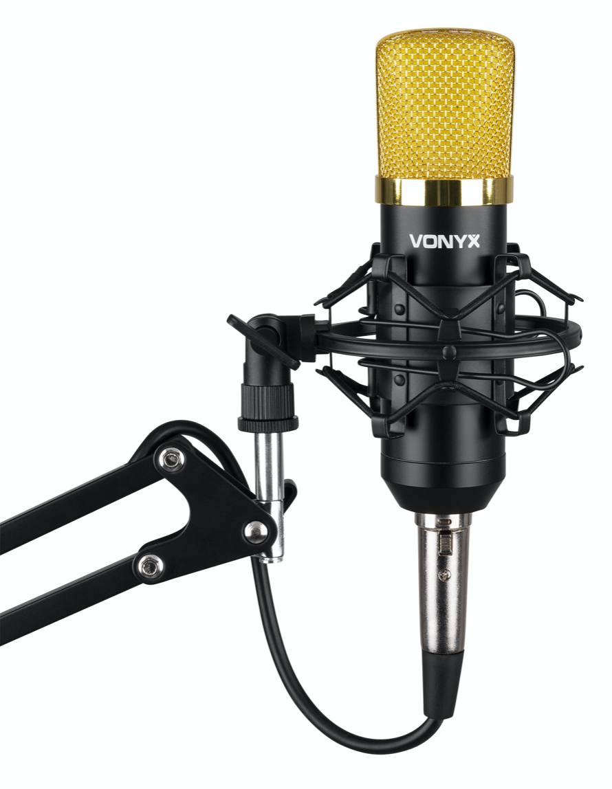 Vonyx CMS400B Kondensatormikrofon - Studio pakke