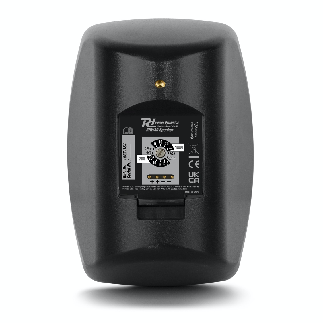 Power Dynamics BHW40BK 60W Sort