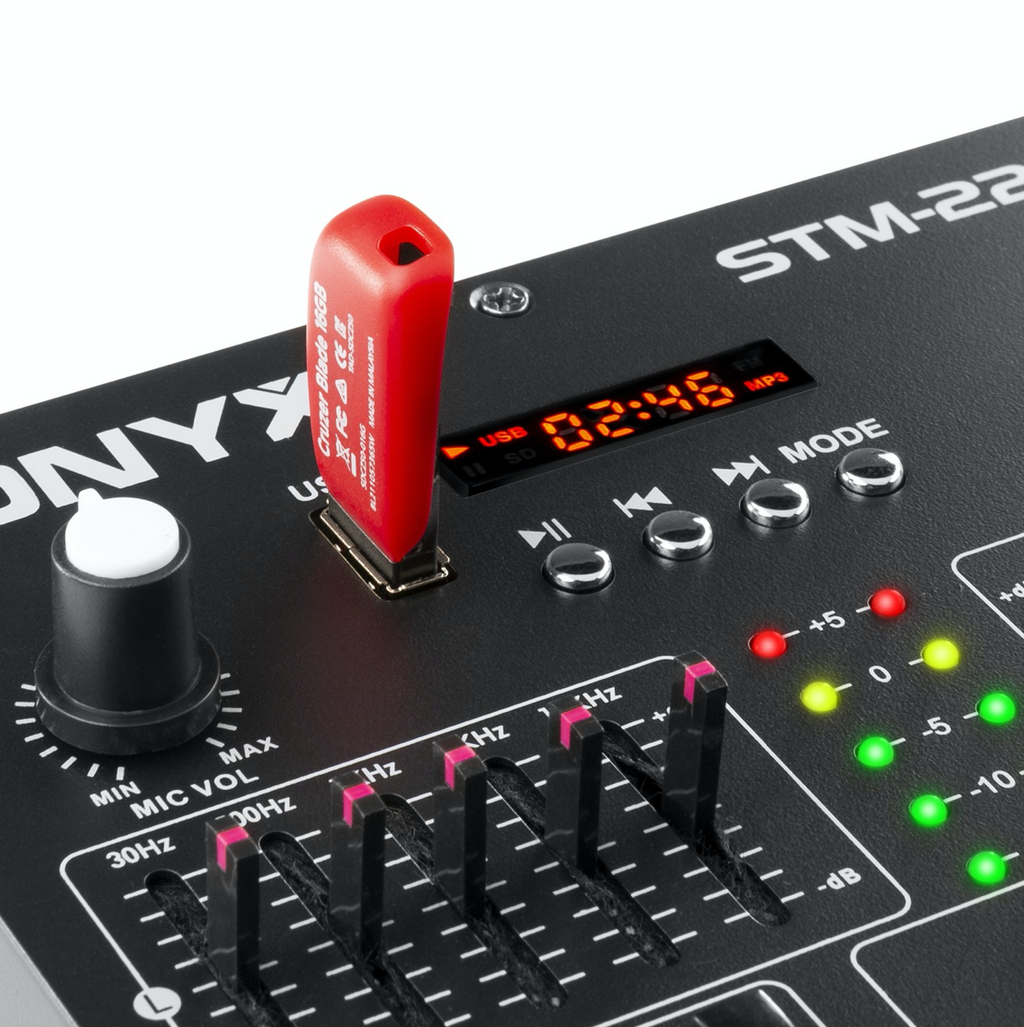 Vonyx STM2270 4 kanals dj mikser med bluetooth og FX