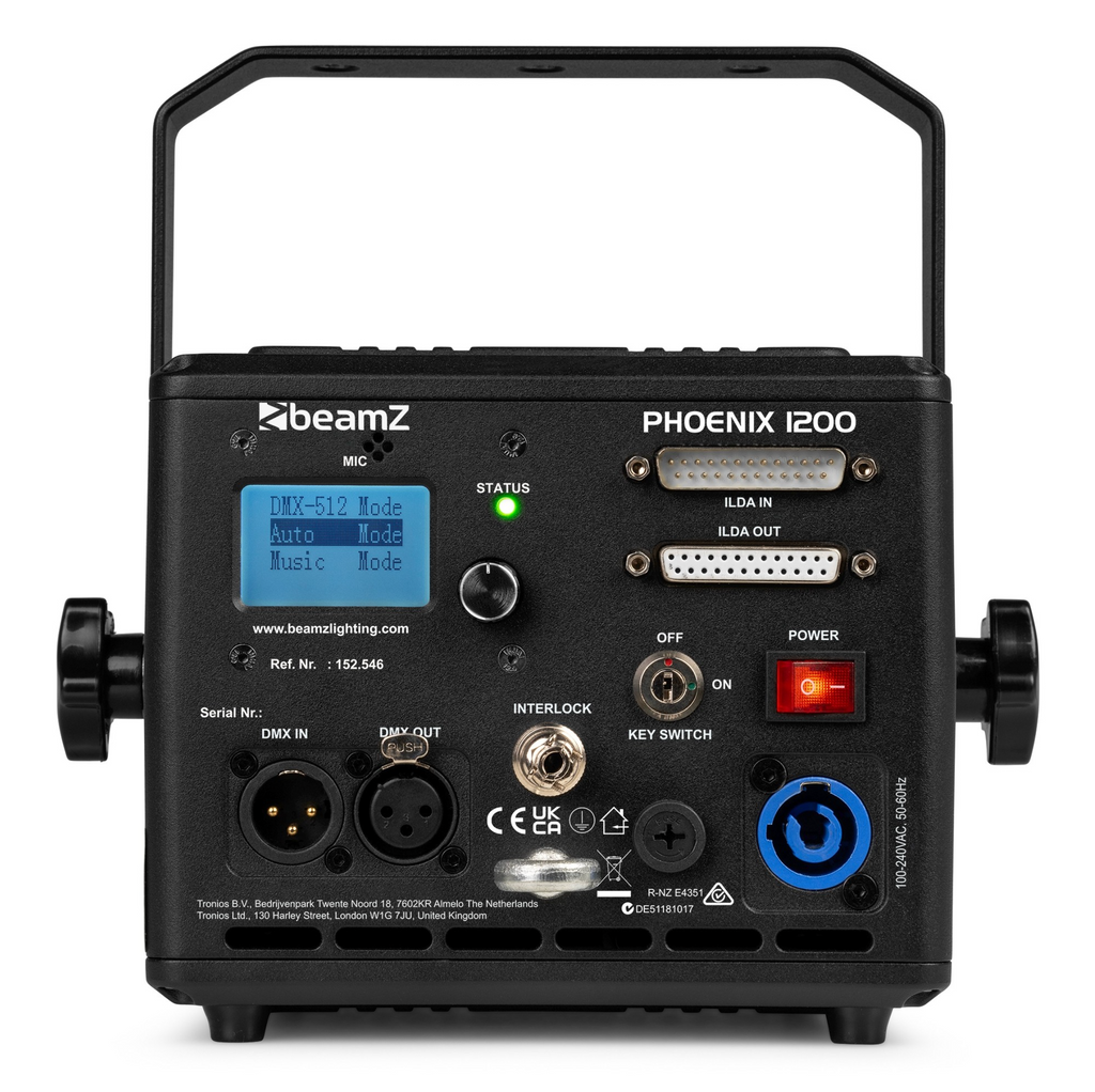 Beamz Phoenix 1200 Analog Laser System
