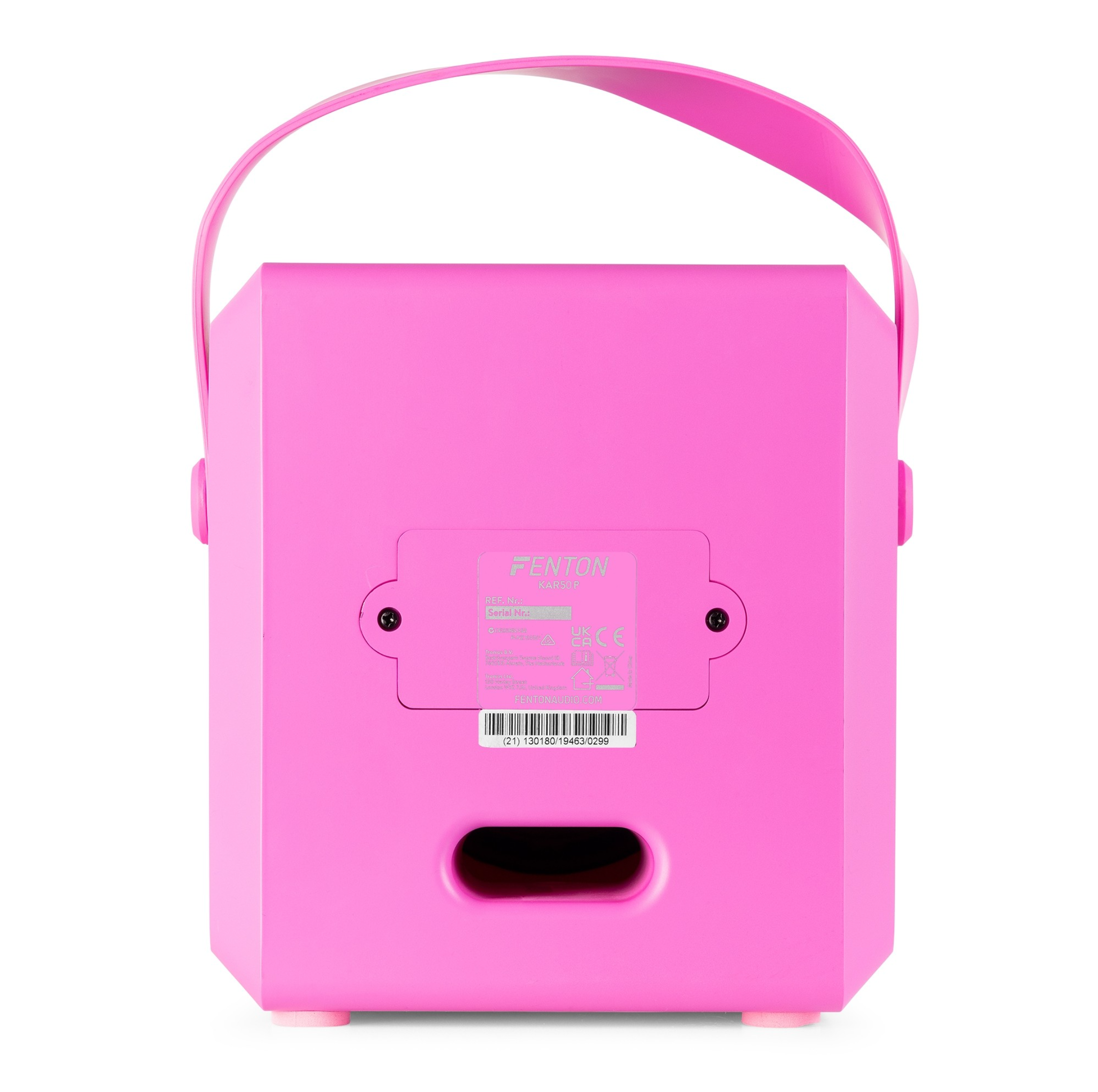 Fenton KAR50P Karaoke Høyttaler med LED - ROSA