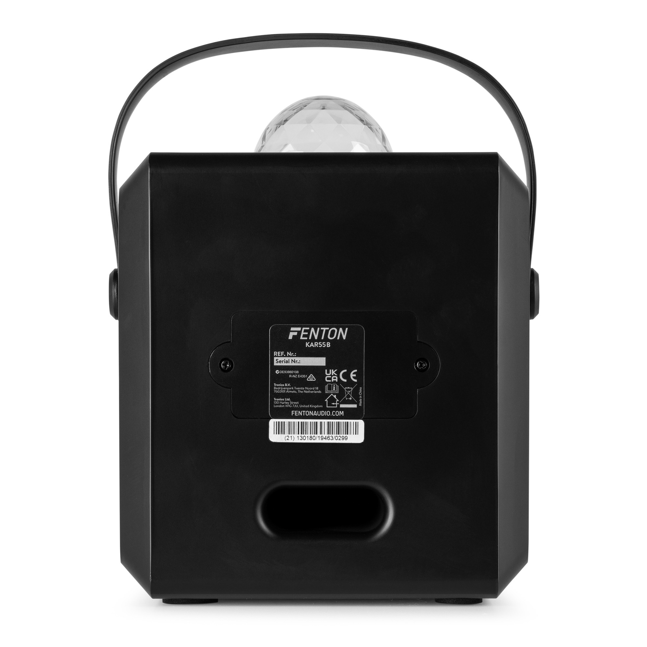 Fenton KAR50P Karaoke Høyttaler med LED - SORT