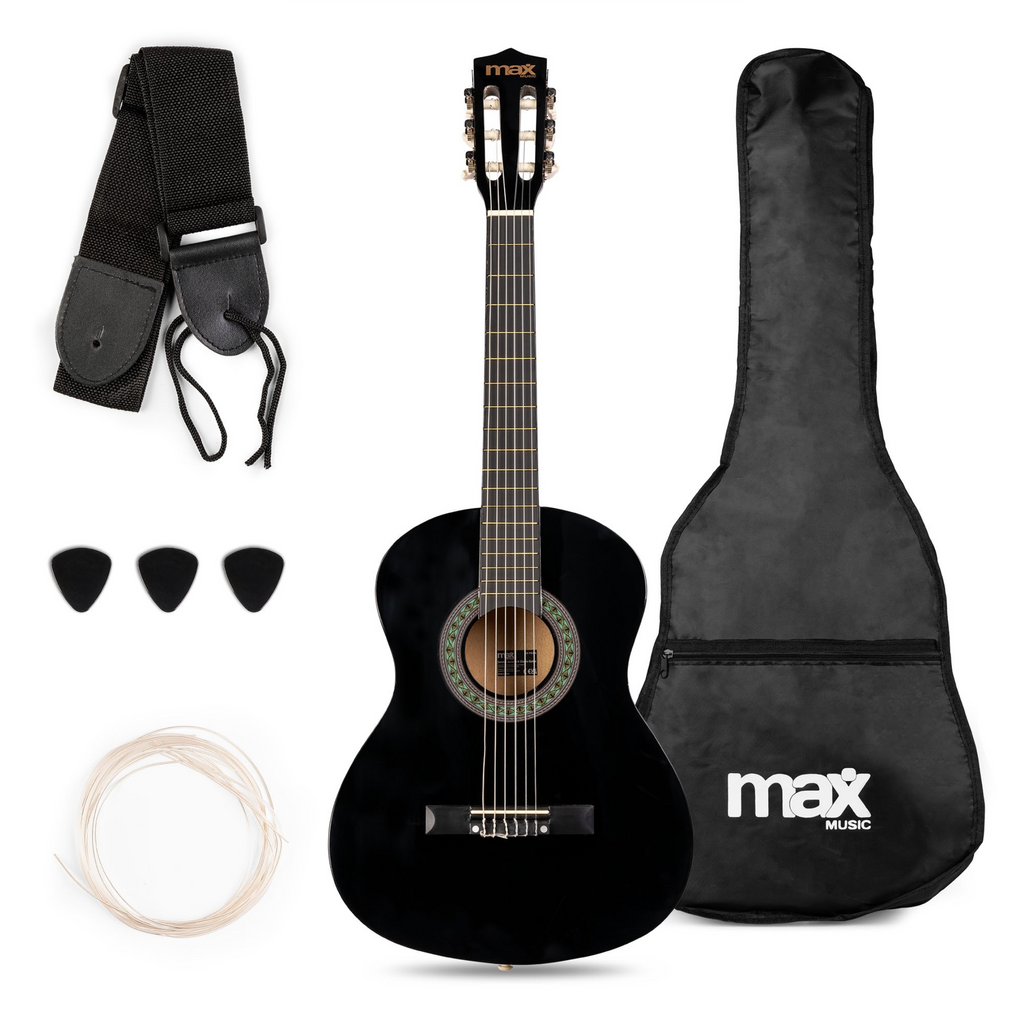 Max SoloArt Junior 3/4 Classic Guitar Pack - SORT
