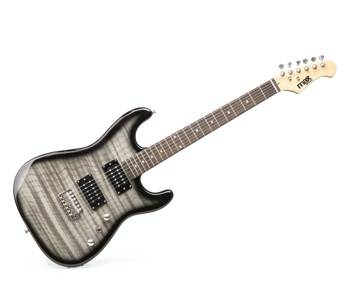 Max GIGKIT El-gitar Pakke Quilted Black