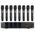 Power Dynamics PD528 8 kanals trådløst system med håndholdte mikrofoner