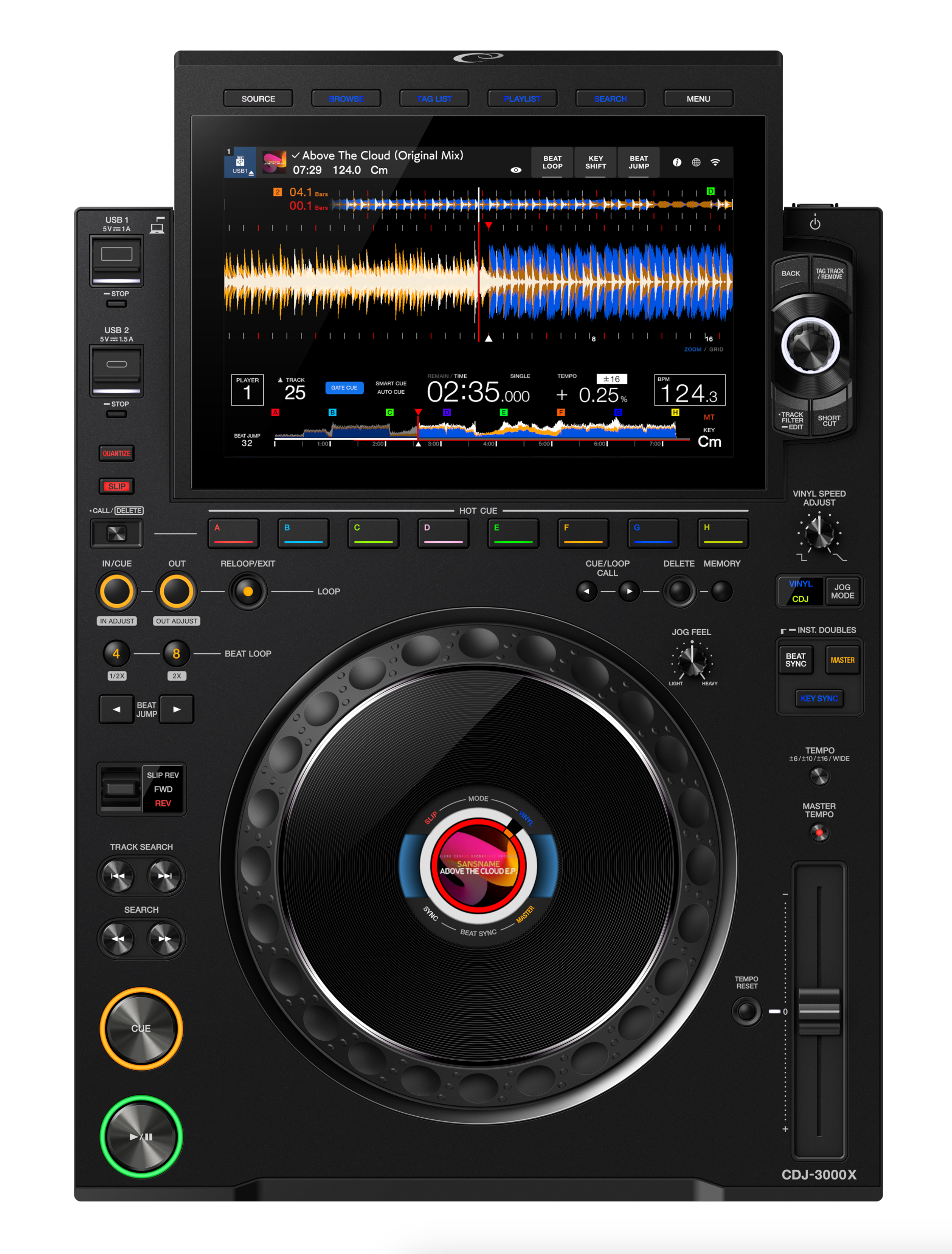 AlphaTheta DJ CDJ-3000X/DJM-V10 Pakke
