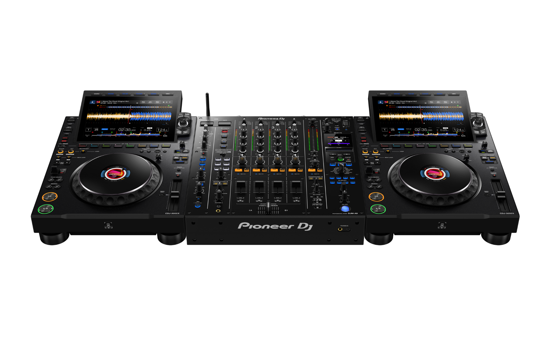 AlphaTheta DJ CDJ-3000X/DJM-A9 Pakke