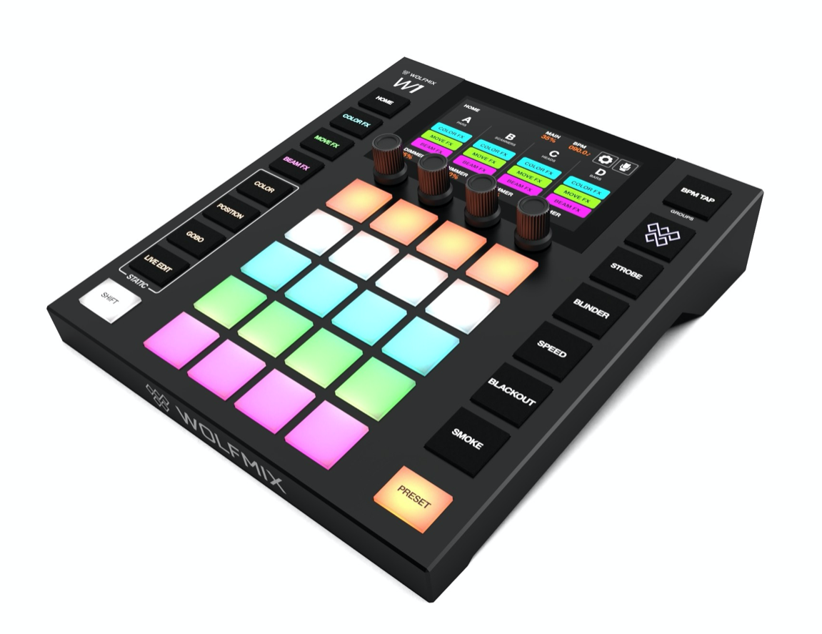 WOLFMIX W1 MK2 DMX LIGHTING CONTROLLER