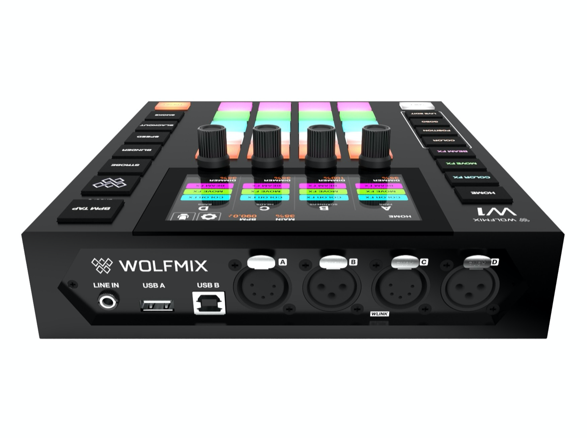 WOLFMIX W1 MK2 DMX LIGHTING CONTROLLER