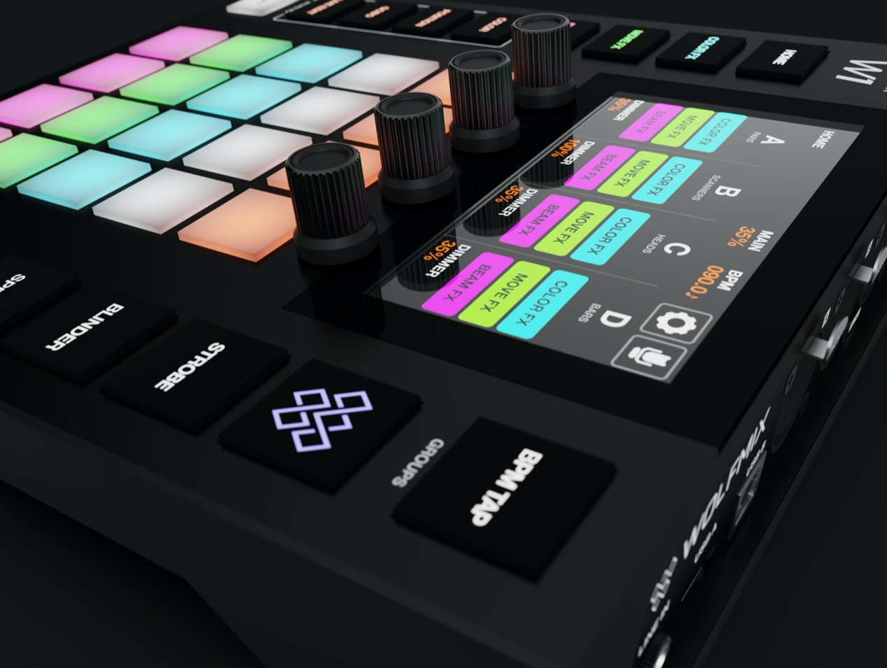 WOLFMIX W1 MK2 DMX LIGHTING CONTROLLER