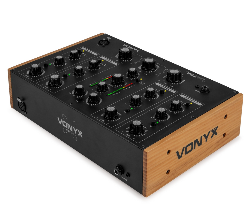 Vonyx VDJ270 4 kanals Rotary Mikser