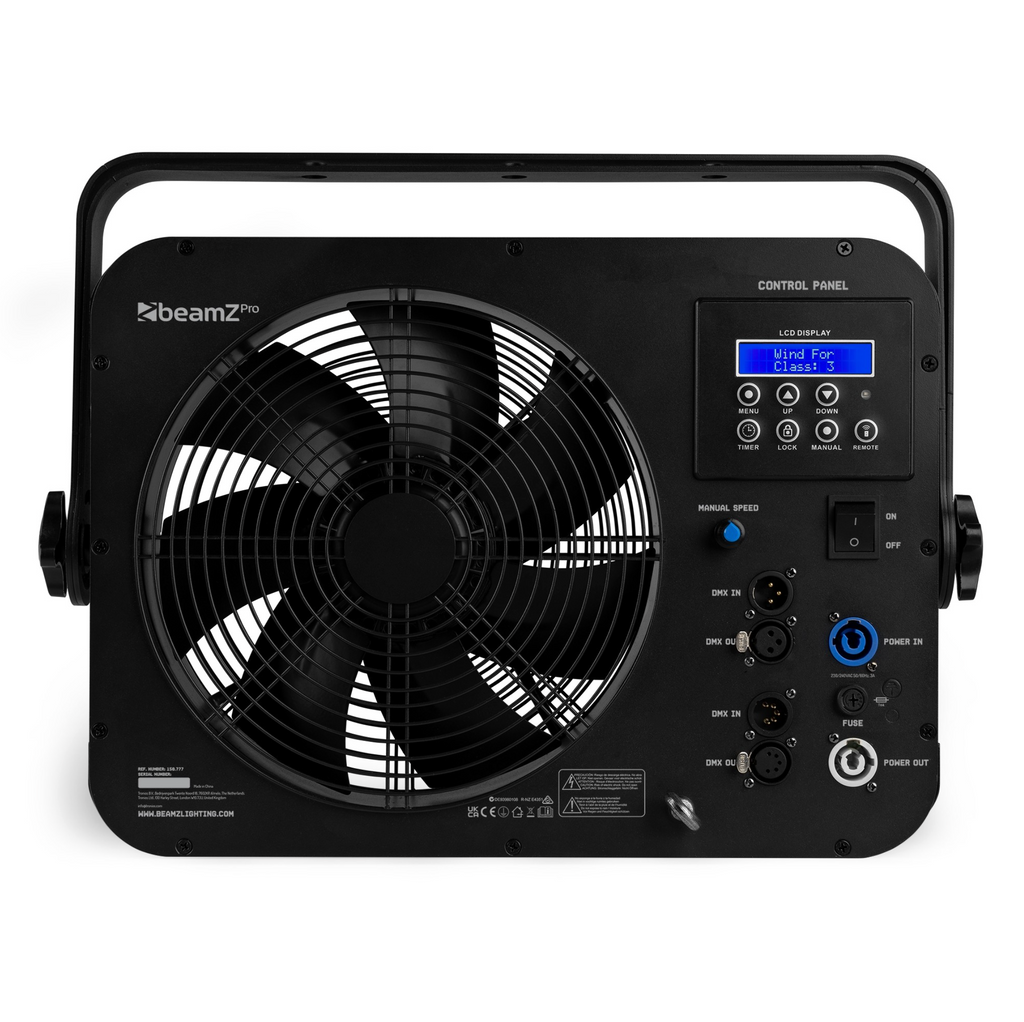 Beamz PRO AF380 Axial Blower DMX
