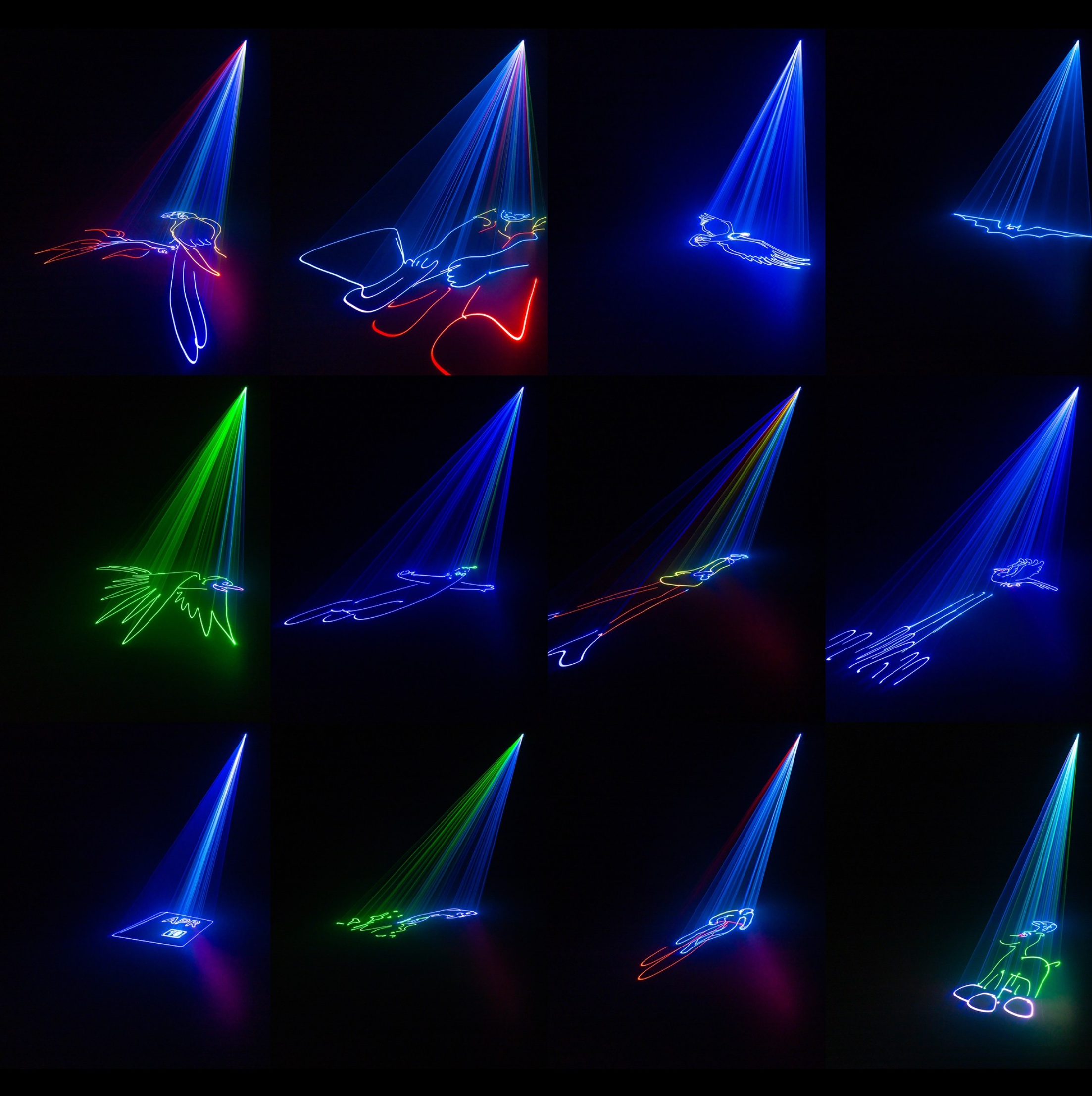 Beamz Leda RGB Animation Laser 1.2W