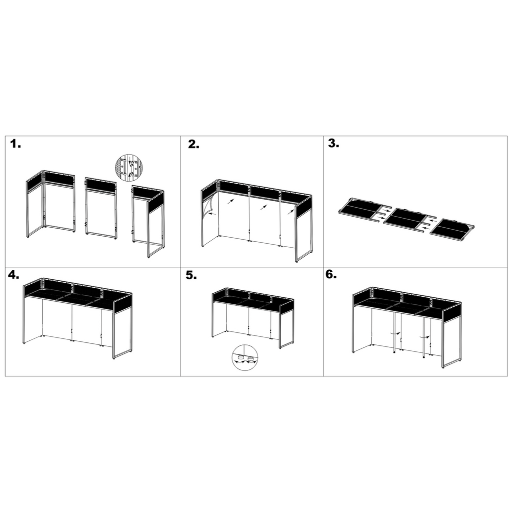 Vonyx DBA200 DJ Bord