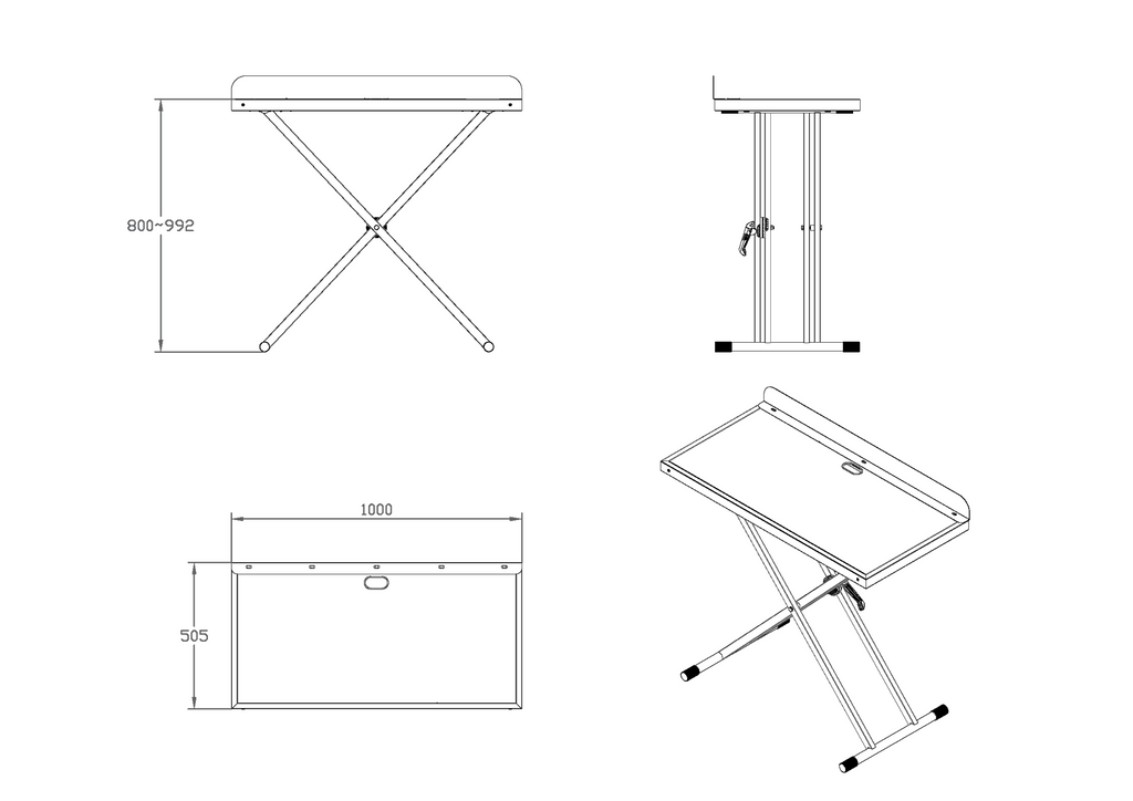 Vonyx DBE100 DJ Bord