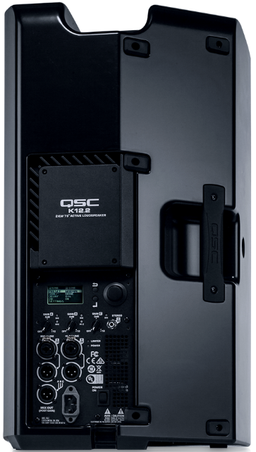 QSC K12.2. 12" 2000W portable active loudspeaker system