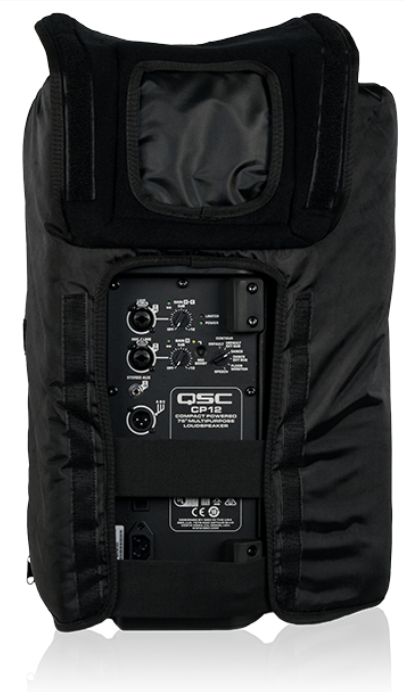 QSC CP12 - Nylon fabric and mesh cover for temporary outdoor use