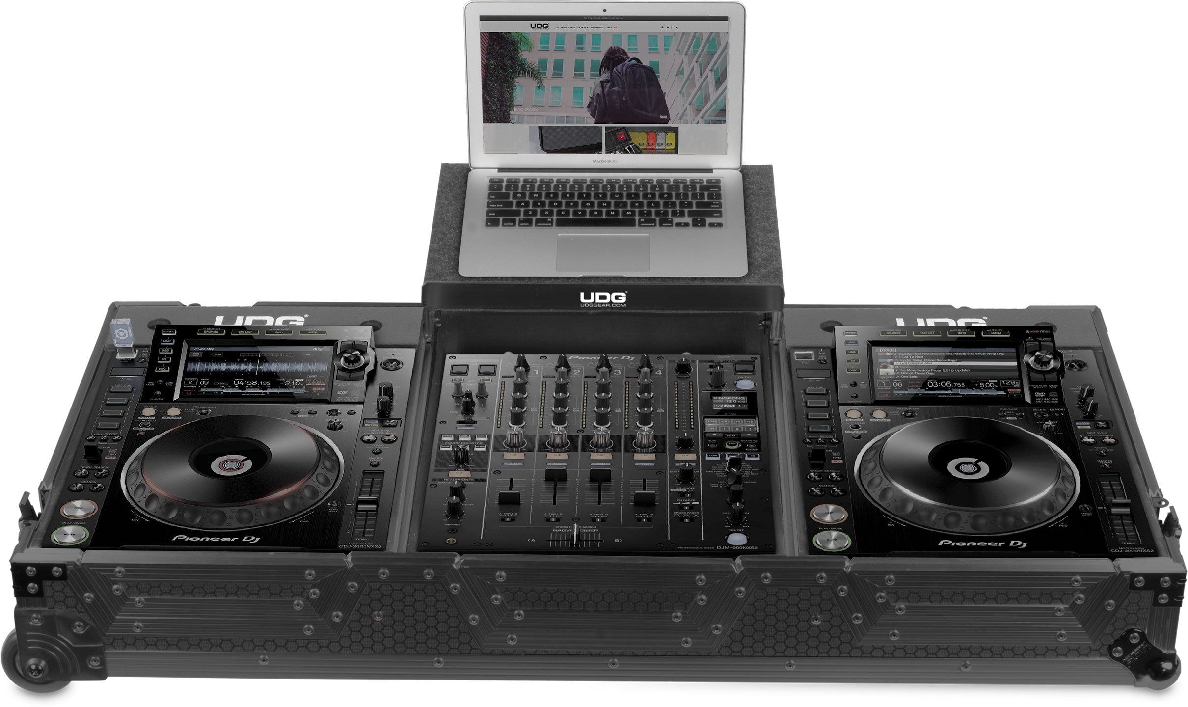 UDG Ultimate Flightcase CDJ-2000/900 NXS2 Black MK2 Plus