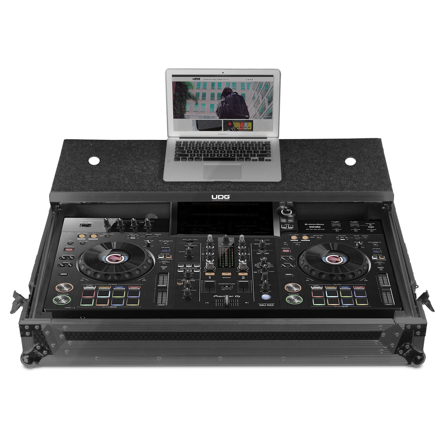 UDG Ultimate Flight Case Pioneer XDJ-RX3 Black Plus (L&W)