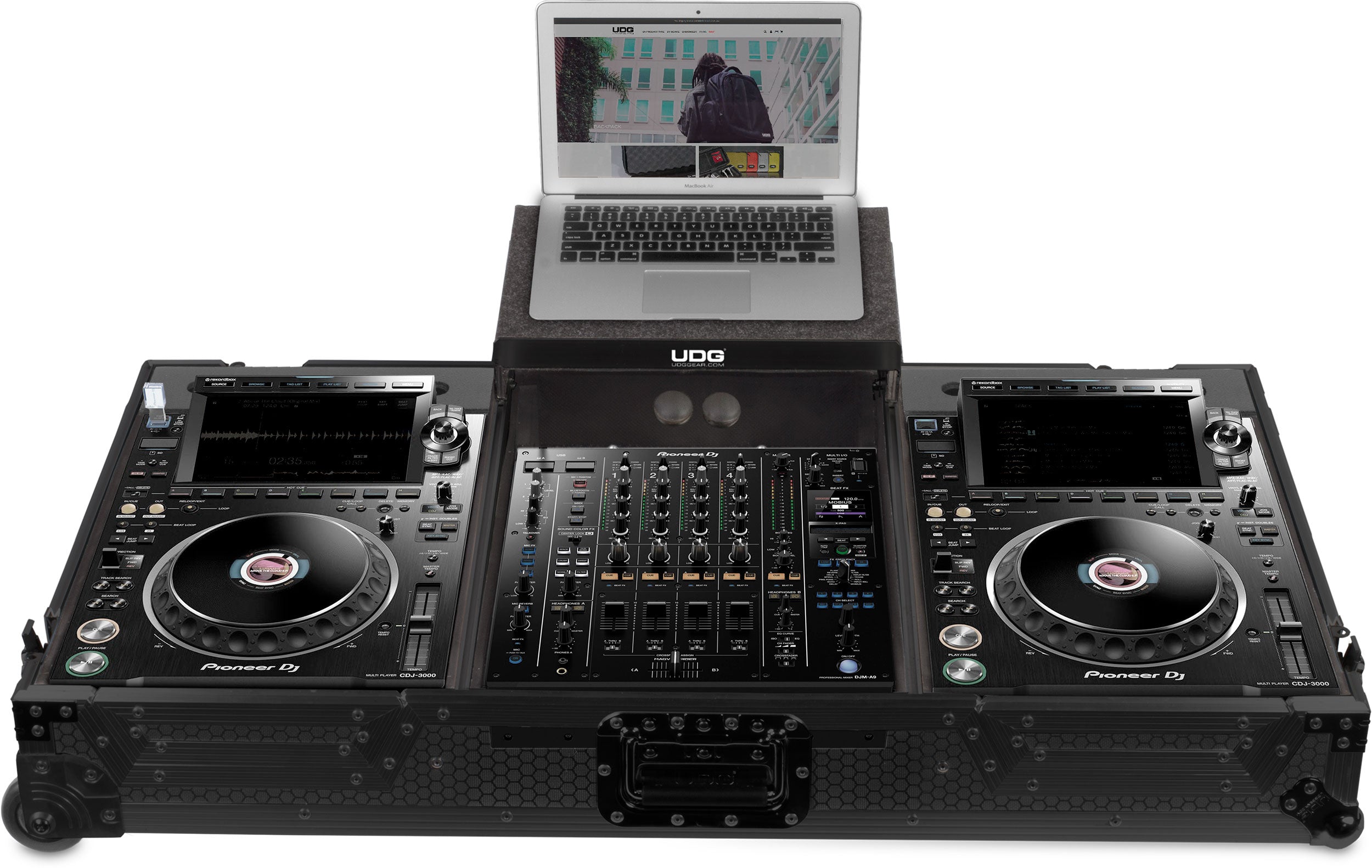 UDG Ultimate Flight Case Pioneer CDJ-3000/A9 Black Plus (L&W)