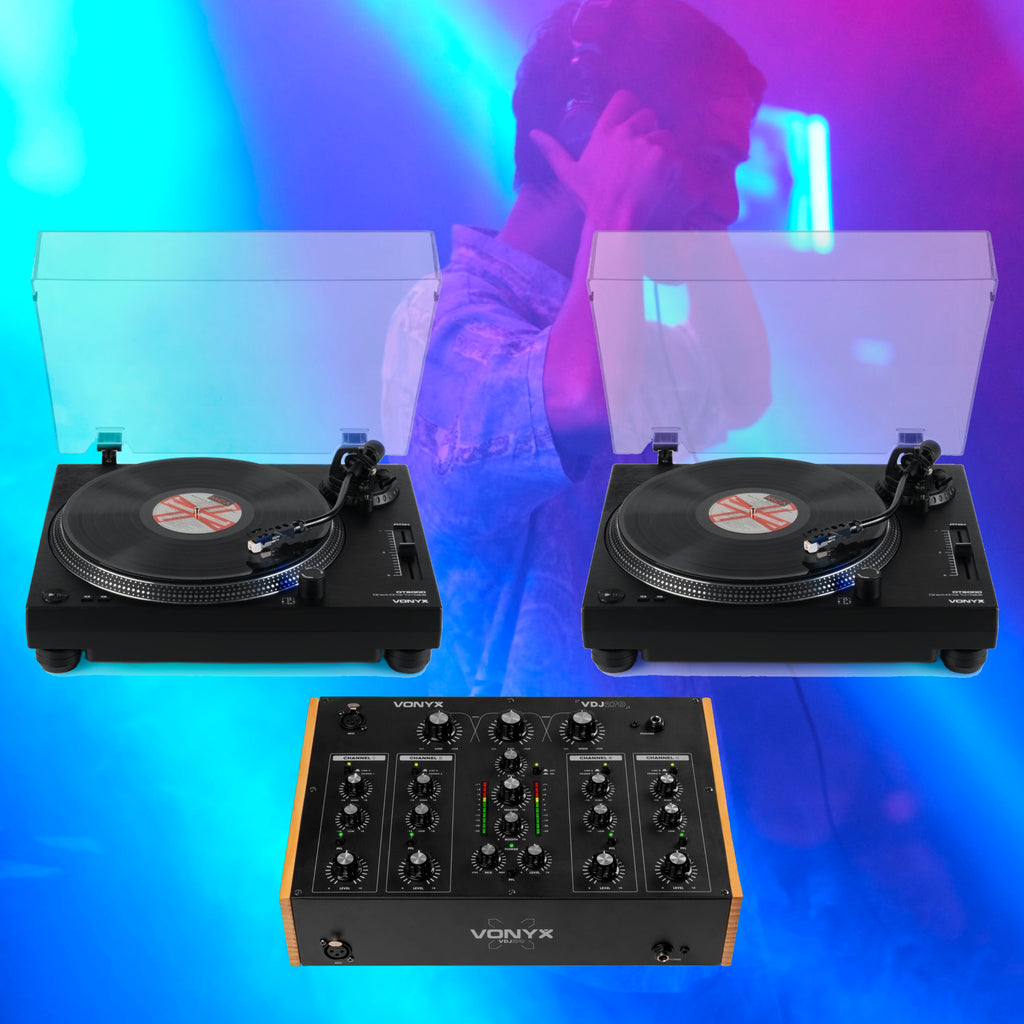 Vonyx Platespillerpakke med mikser