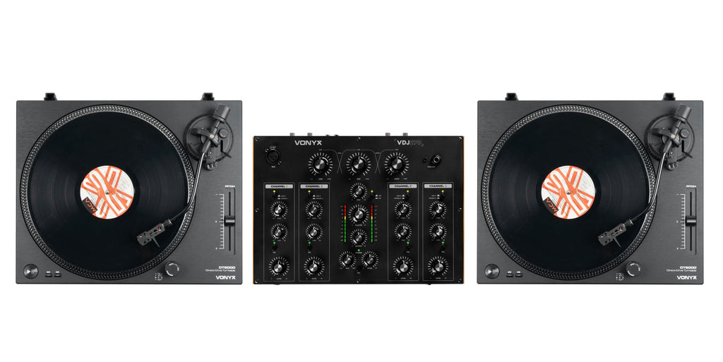 Vonyx Platespillerpakke med mikser