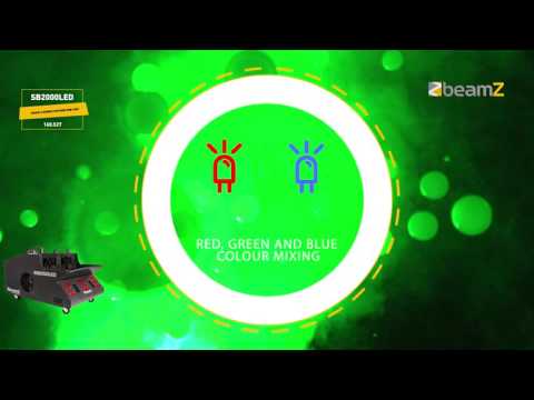 Beamz SB2000LED Røyk- og boblemaskin