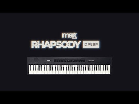 Max RhapsodyDP88P Digital Piano med 88 tangenter og stativ