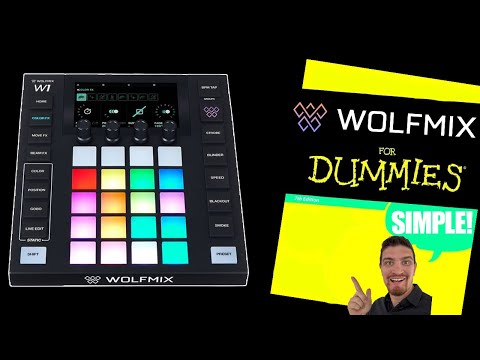WOLFMIX W1 MK2 DMX LIGHTING CONTROLLER